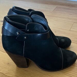 Rag & bone Black Ankle Booties
